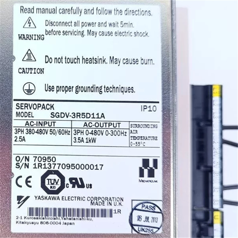 SGDV-3R5D11A Servo Motor