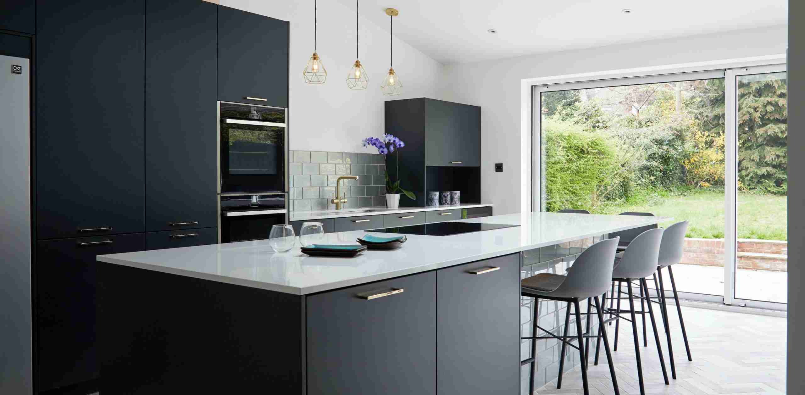 Modern Black Kitche Cabinet Modern Black Kitche Cabinet