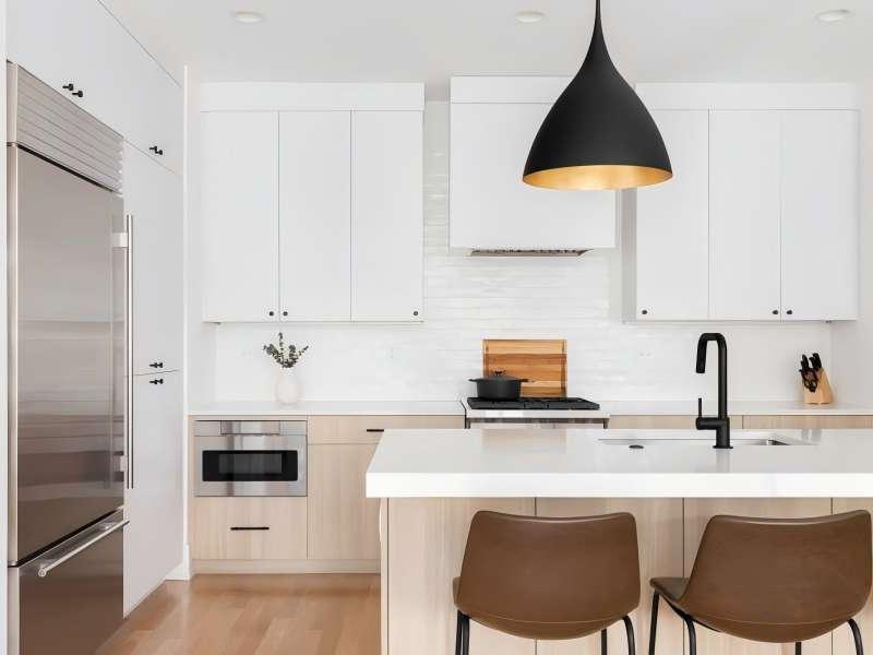 Flat/Slab White Kitchen Cabinet Flat/Slab White Kitchen Cabinet
