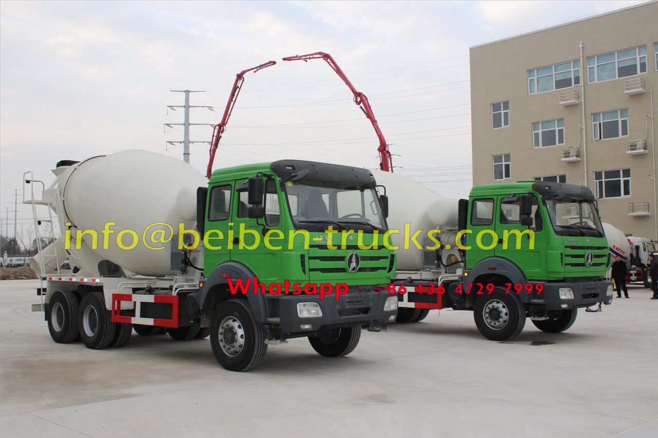 China famous brand Beiben 8 cubic meters concrete mixer truck China famous brand Beiben 8 cubic meters concrete mixer truck