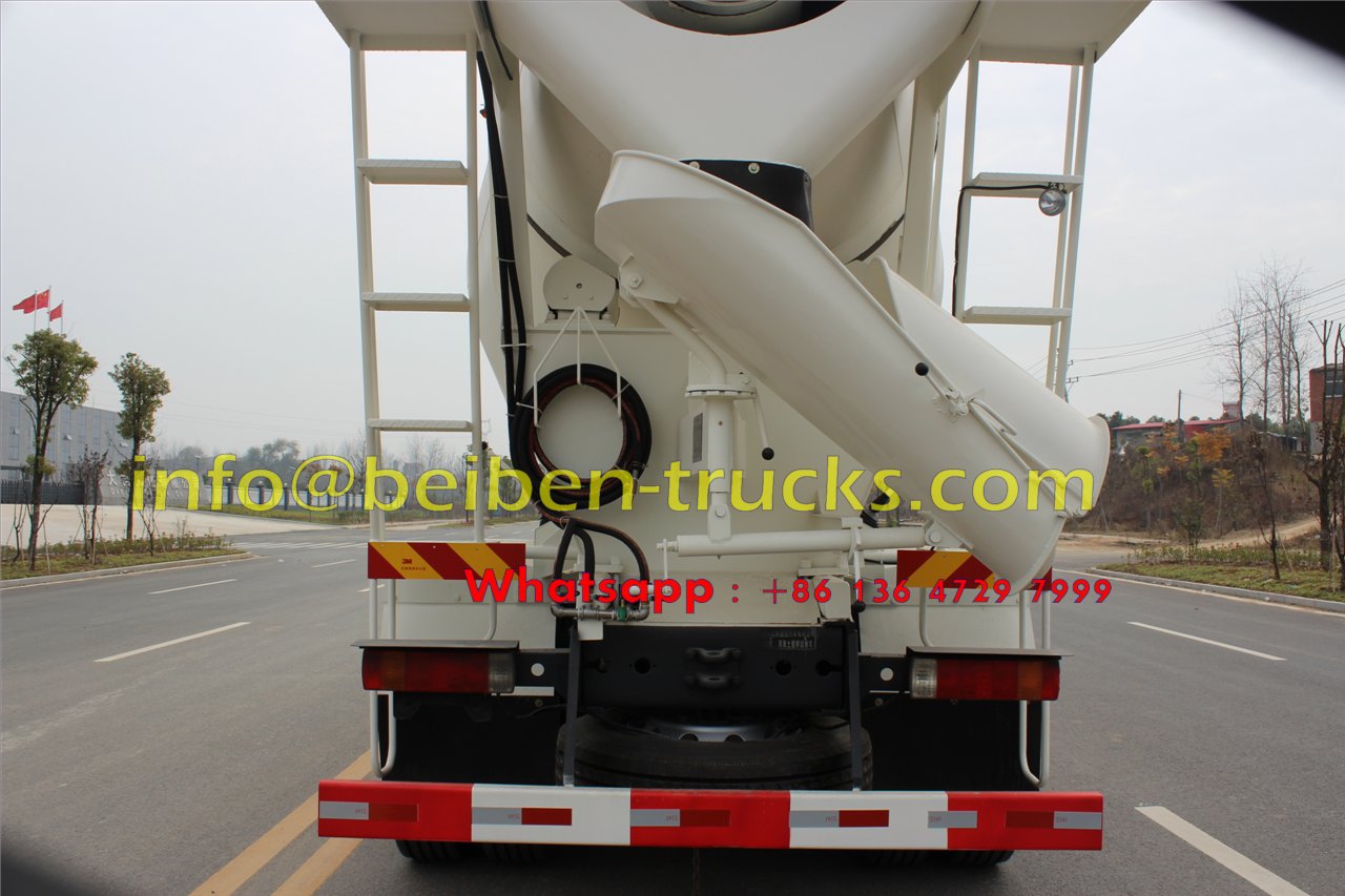 Beiben good quality 6x4 mixer truck 8 cubic meters sale in Mongolia 