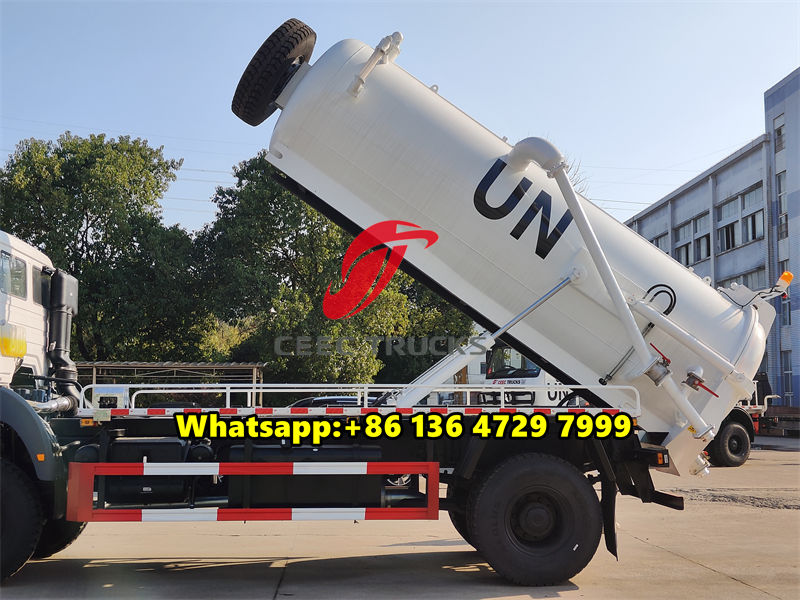 Beiben AWD vacuum sewage truck