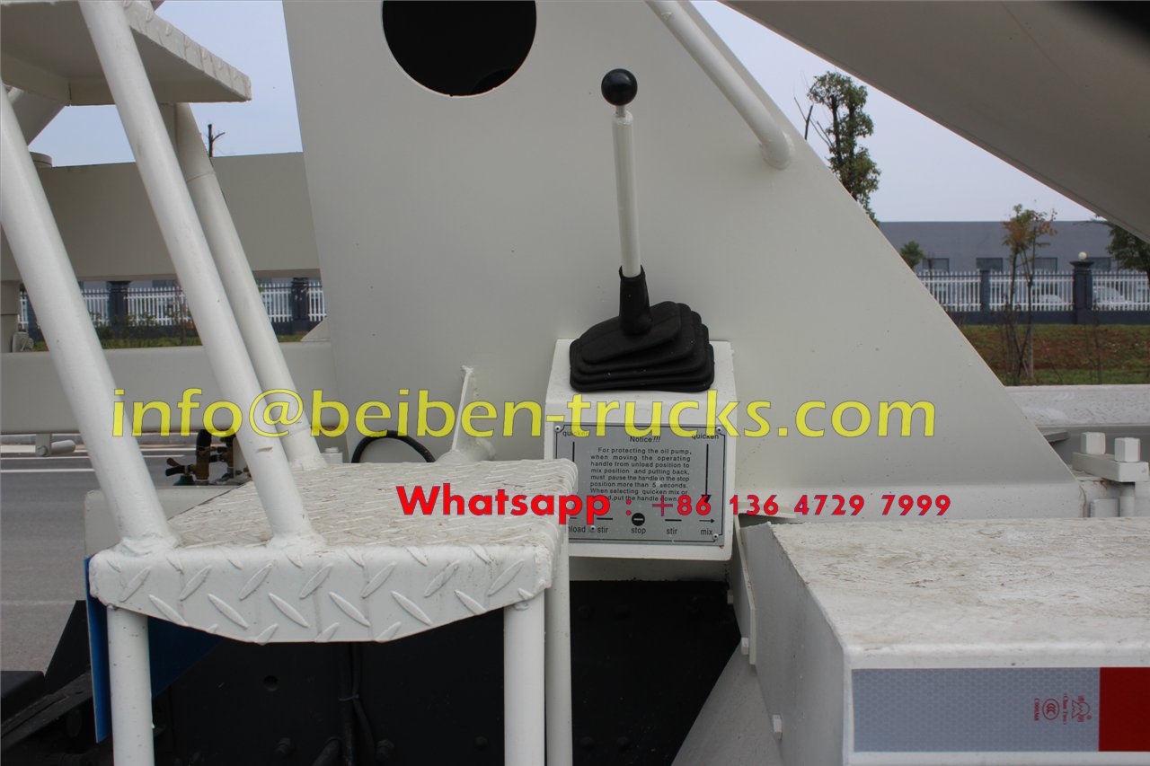 Beiben good quality 6x4 mixer truck 8 cubic meters sale in Mongolia 