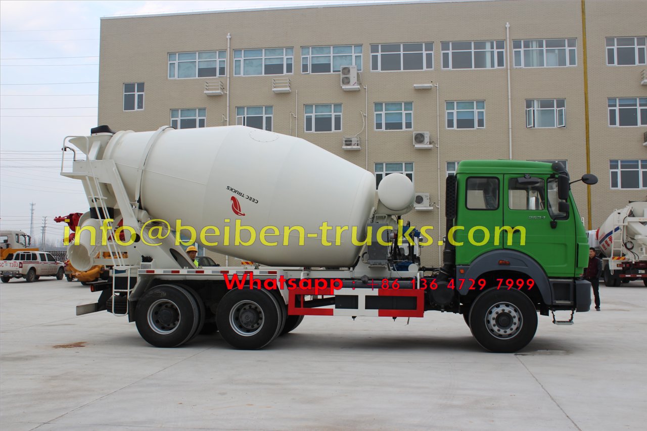 North Benz 6x4 self loading brand new cement mixer truck North Benz 6x4 self loading brand new cement mixer truck