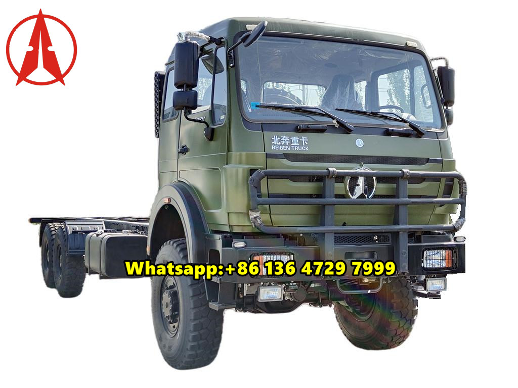 Beiben 6x6 offroad cargo truck chassis