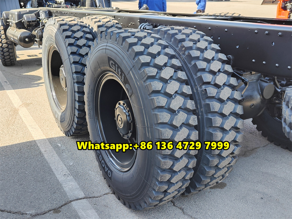 beiben truck chassis with 12.00R24 tires