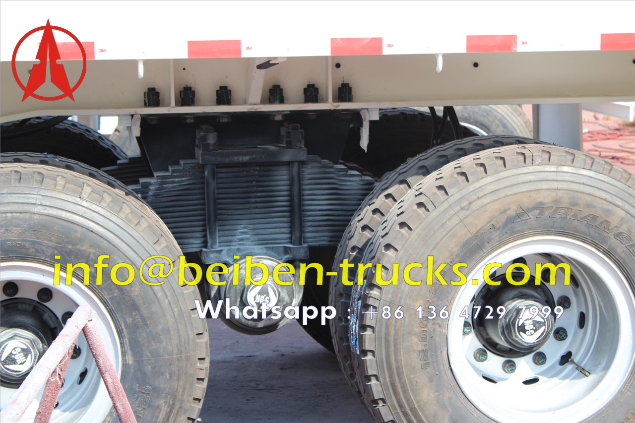 2 axle bogie suspension container semitrailer manufacturer 
