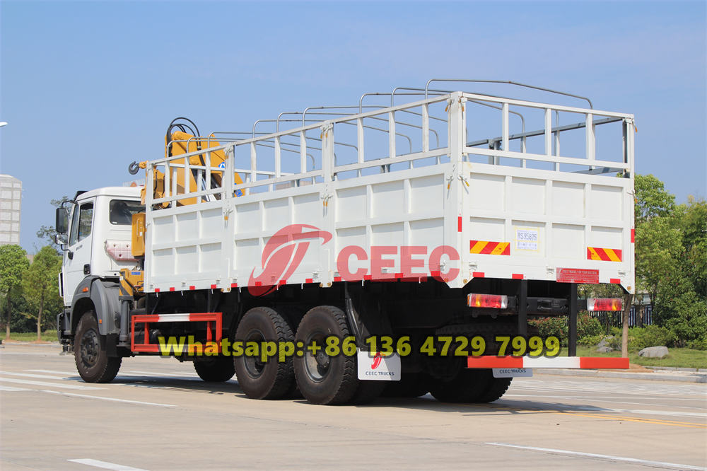 Custom Beiben 2638 truck with crane