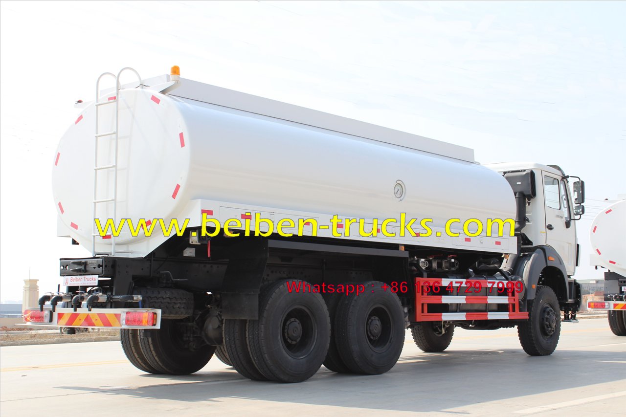 CHINA good quality Beiben 20m3 tanker truck capacity water tanker truck for sale 