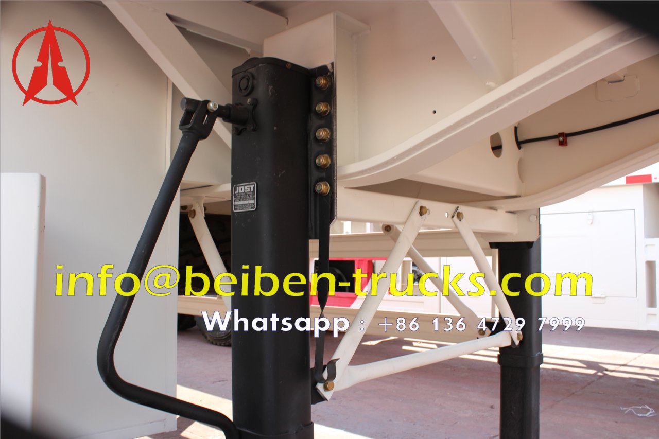 2 axle bogie suspension container semitrailer manufacturer 