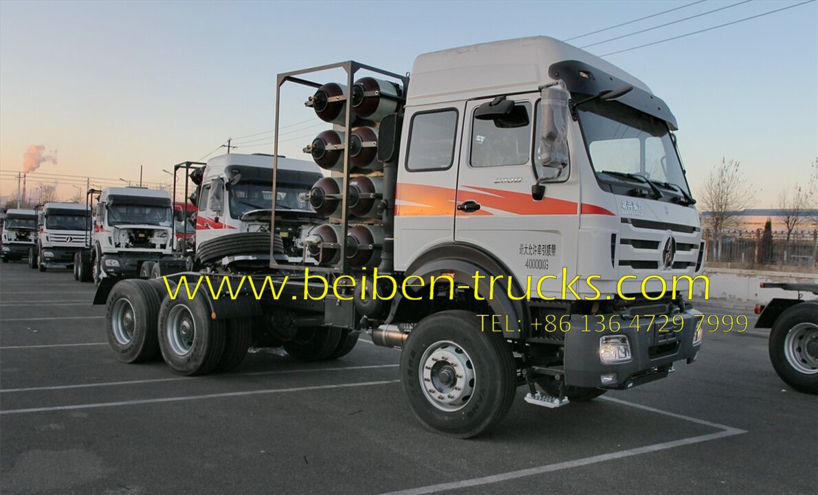 beiben 2538 CNG trailer truck beiben 2538 CNG trailer truck