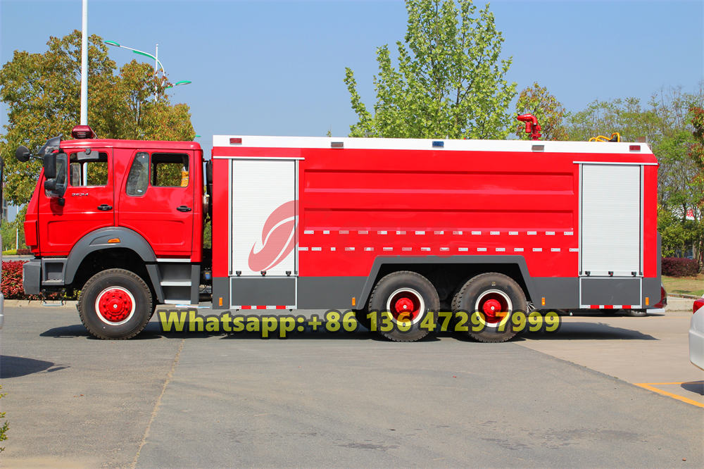 Beiben 12CBM foam fire truck price