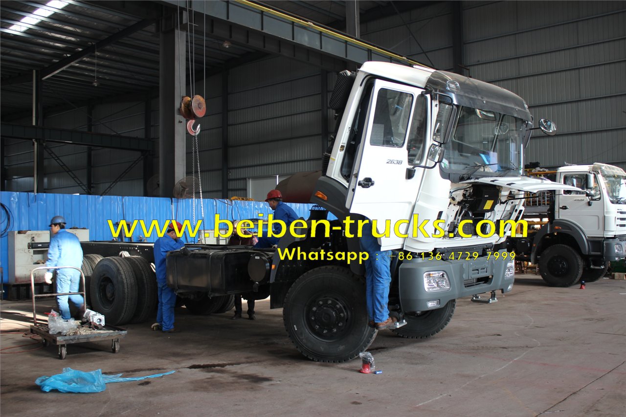 Beiben 2638 off road water tanker trucks