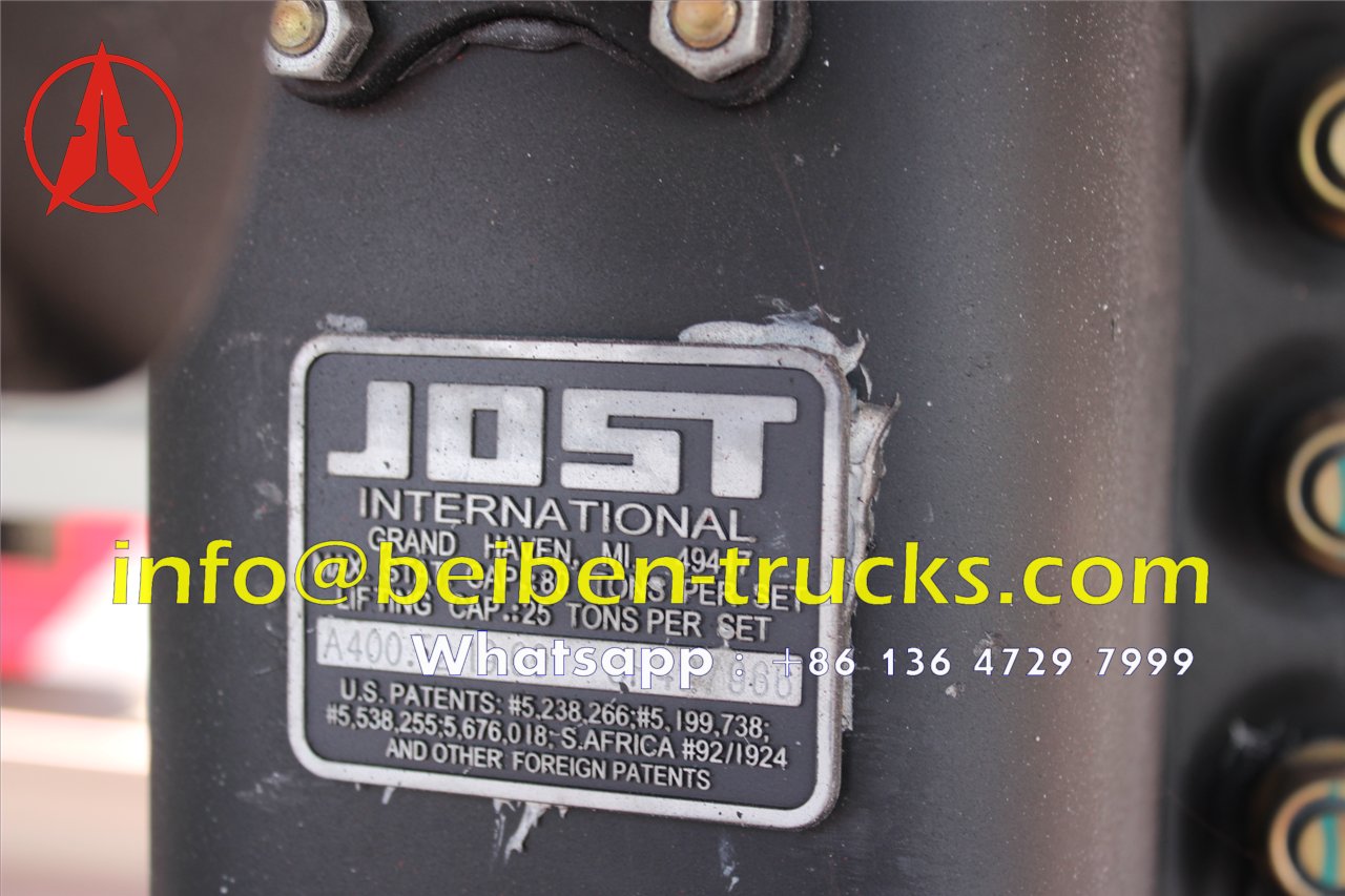 2 axle bogie suspension container semitrailer manufacturer 