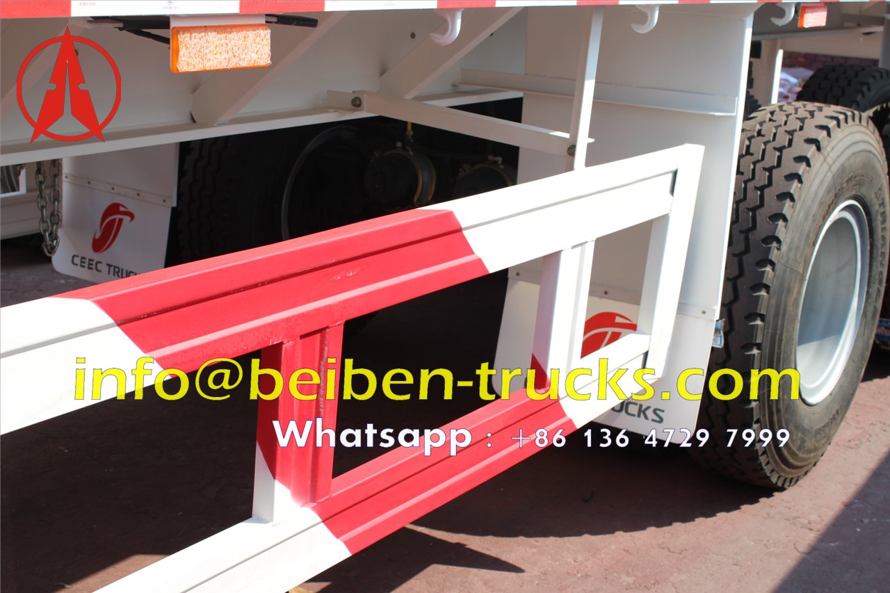 2 axle bogie suspension container semitrailer manufacturer 