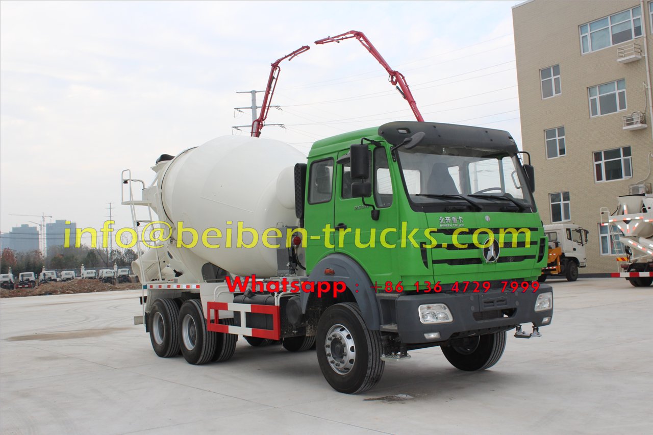 Using mercedes benz technology Beiben 10 wheel 5 cubic meters concrete truck Using mercedes benz technology Beiben 10 wheel 5 cubic meters concrete truck