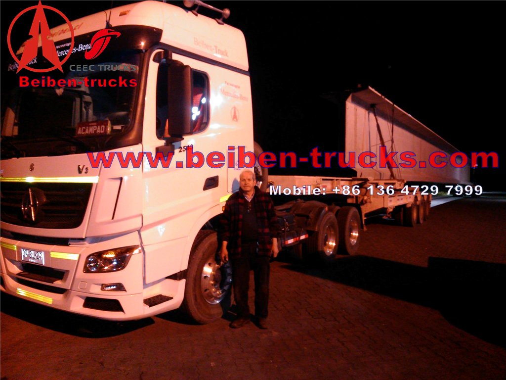 beiben tractor truck for congo customer