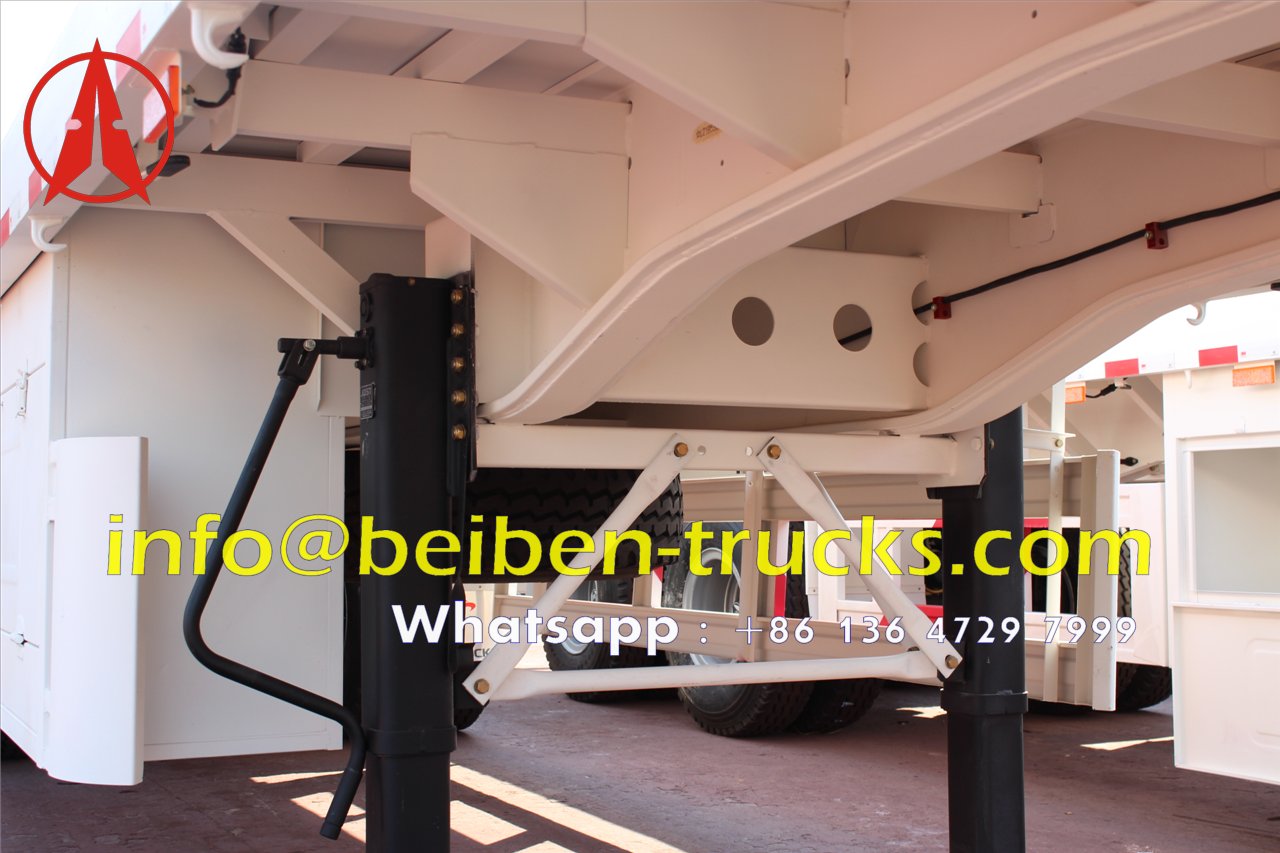 2 axle bogie suspension container semitrailer manufacturer 