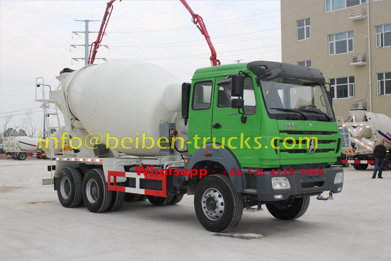 North Benz 6x4 self loading brand new cement mixer truck North Benz 6x4 self loading brand new cement mixer truck