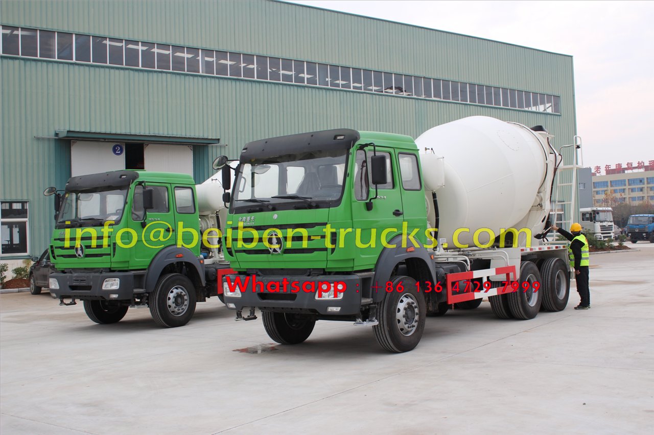 Famous brand Beiben 336hp concrete mixer truck cheap price Famous brand Beiben 336hp concrete mixer truck cheap price