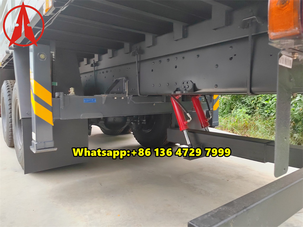 North benz 2634 boom crane truck rear hydraulic legs