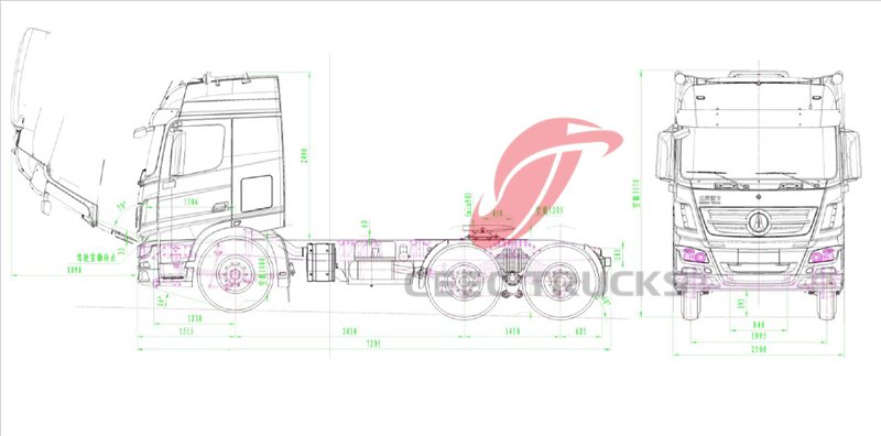 Beiben V3 tractor trucks supplier Beiben V3 tractor trucks supplier