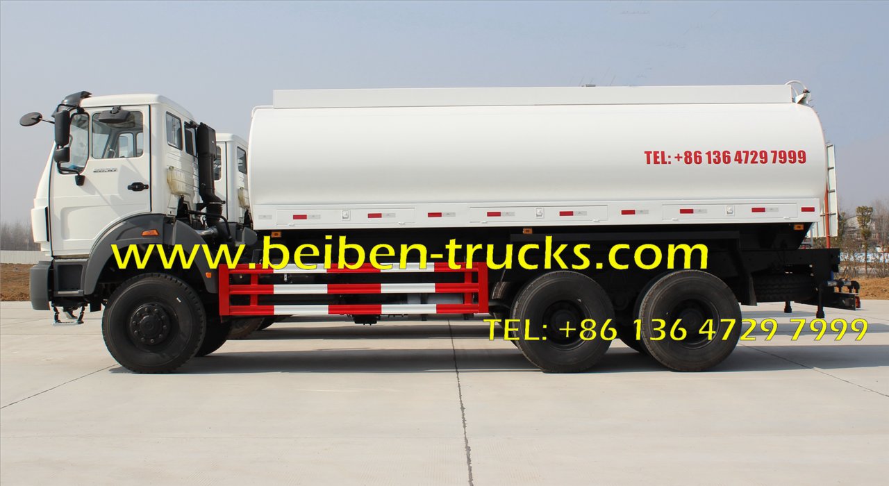 North Benz 6x4 NG80 water sprinkling tank water bowser truck