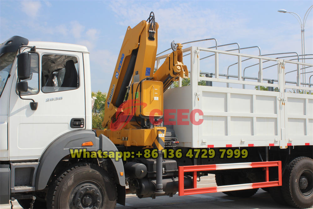 Beiben 10-wheeler truck mounted crane XCMG