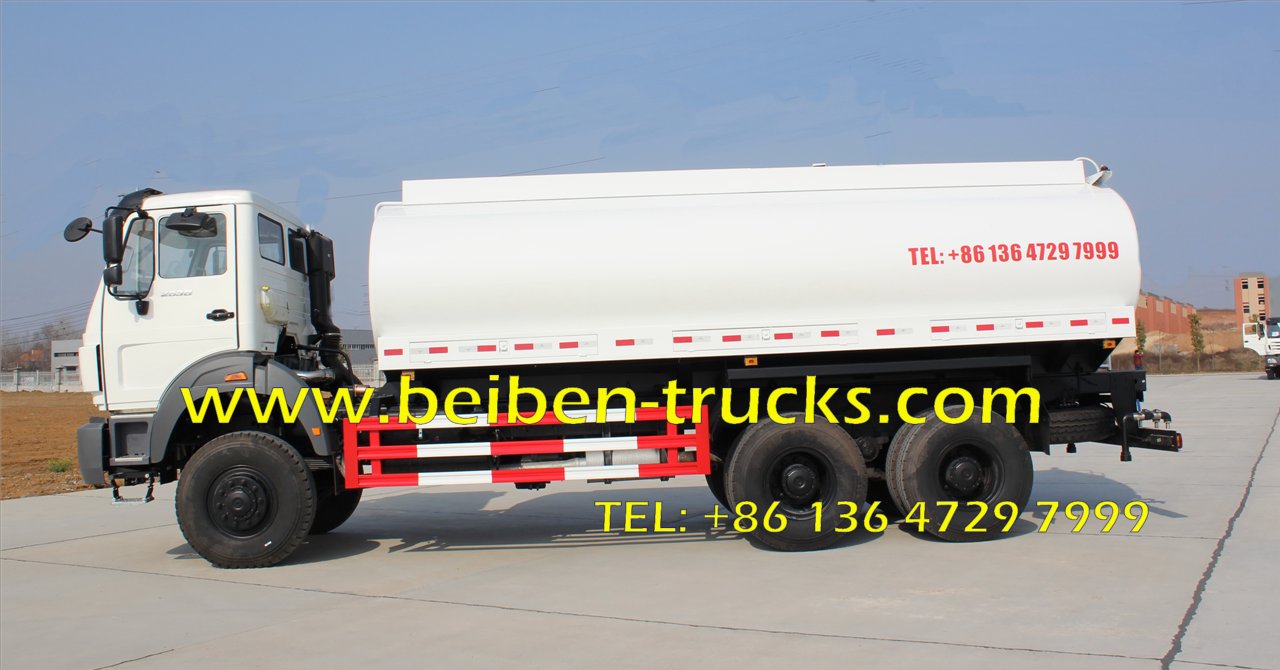 North Benz 6x4 NG80 water sprinkling tank water bowser truck