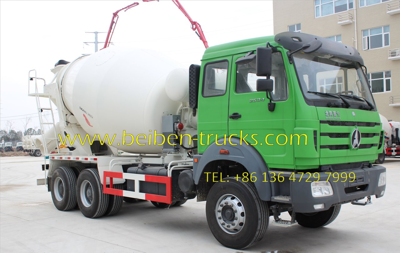 beiben 10 CBM mixer truck manufacturer beiben 10 CBM mixer truck manufacturer