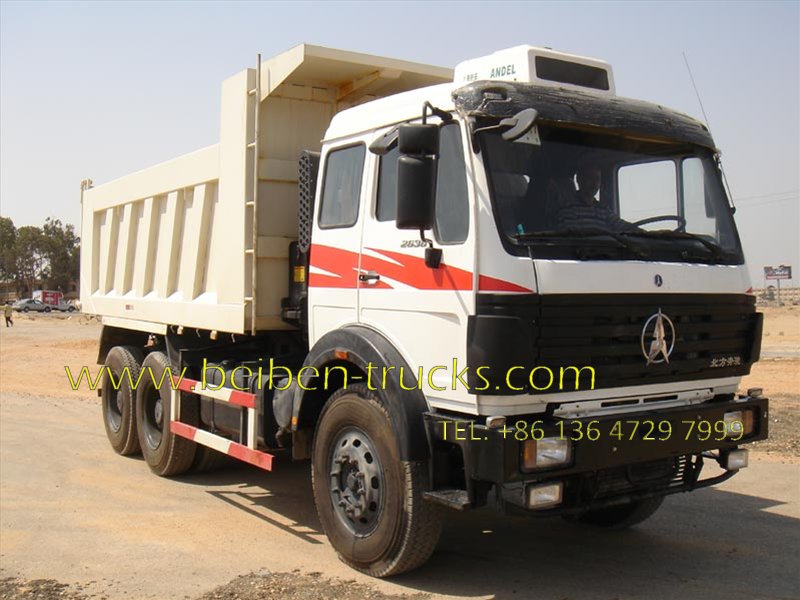 beiben 6*6 drive dumper