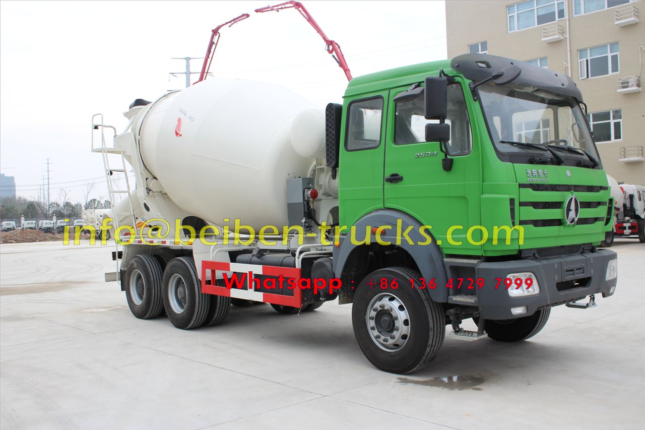 North Benz NG80 6x4 concrete mixer truck cement truck North Benz NG80 6x4 concrete mixer truck cement truck