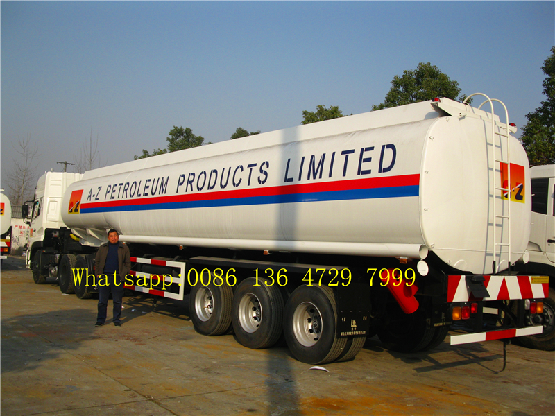 Mechanical spring suspension fuel tank trailer Mechanical spring suspension fuel tank trailer