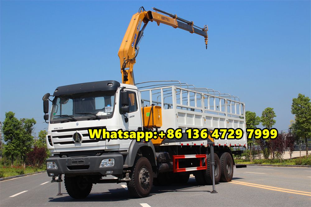 Beiben 2638 cargo crane truck Beiben 2638 cargo crane truck