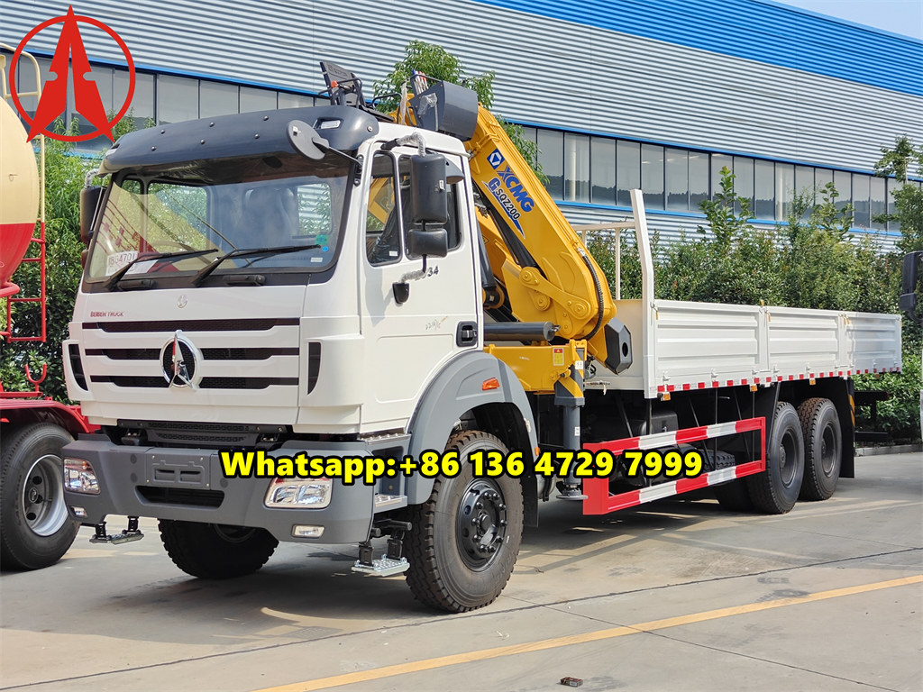 Beiben 2634 boom crane truck