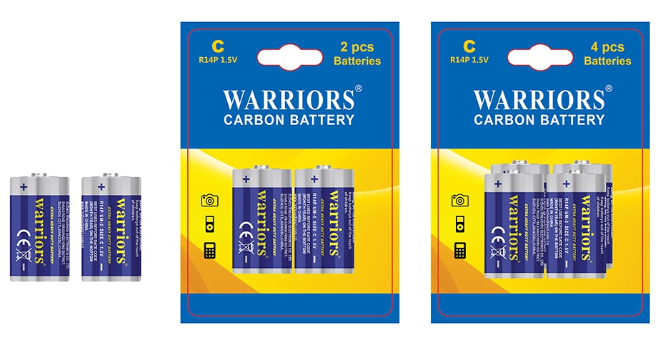 High-capacity Industrial Carbon C R14P Batteries High-capacity Industrial Carbon C R14P Batteries