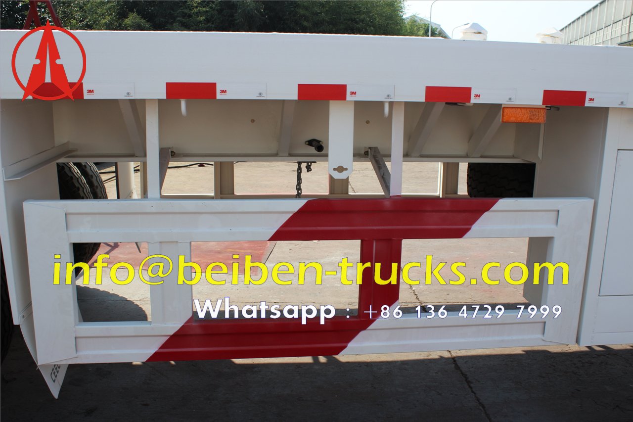 2 axle bogie suspension container semitrailer manufacturer 