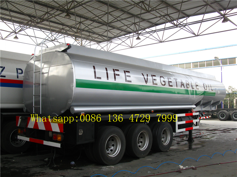 45 cbm FUWA axle petrol fuel tanker semi trailer 45 cbm FUWA axle petrol fuel tanker semi trailer