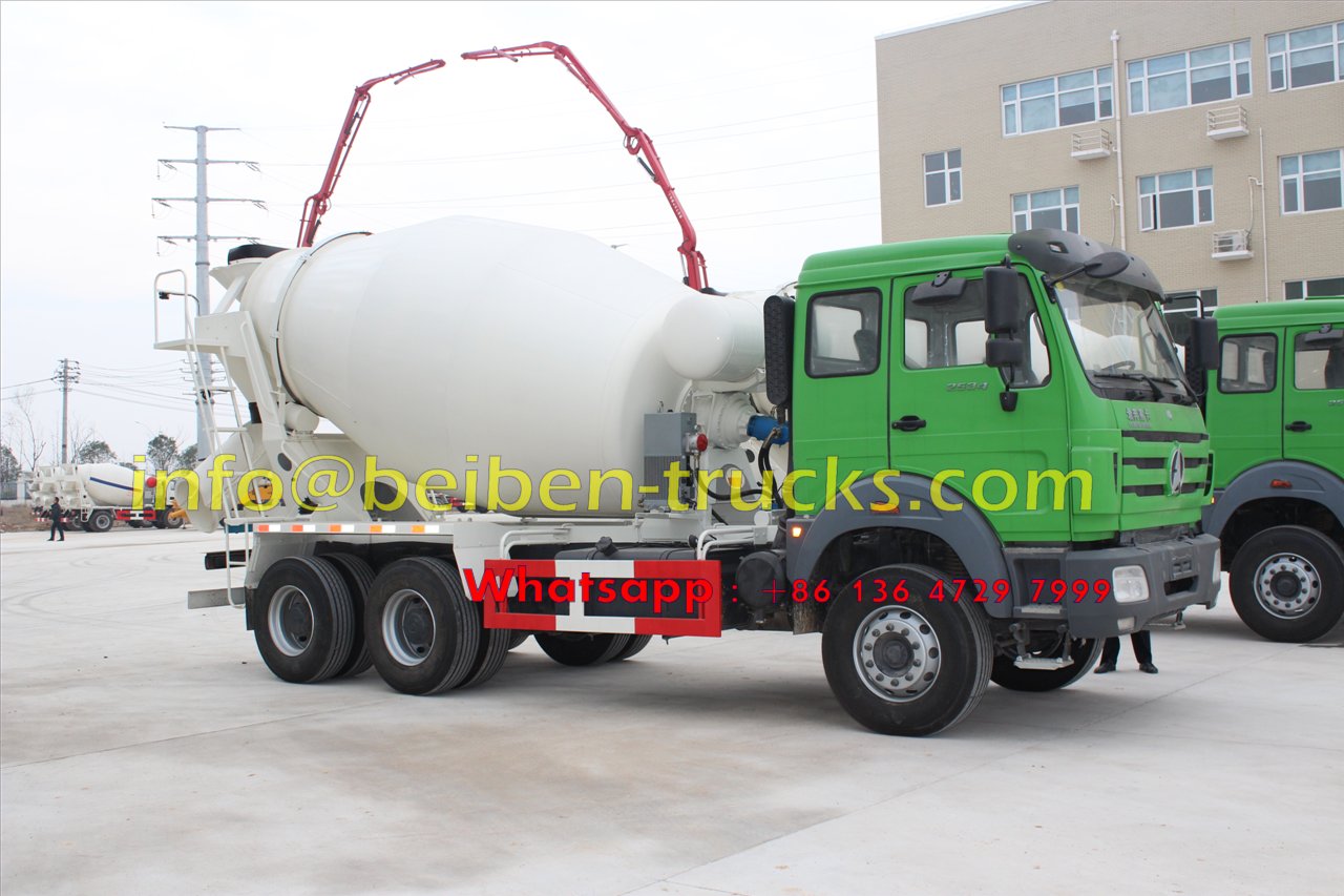Famous brand Beiben 336hp concrete mixer truck cheap price Famous brand Beiben 336hp concrete mixer truck cheap price