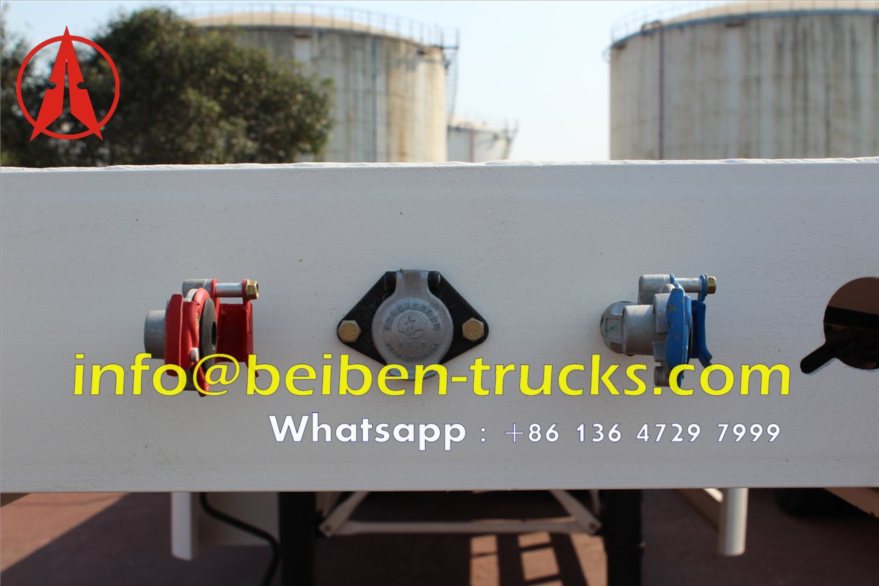2 axle bogie suspension container semitrailer manufacturer 