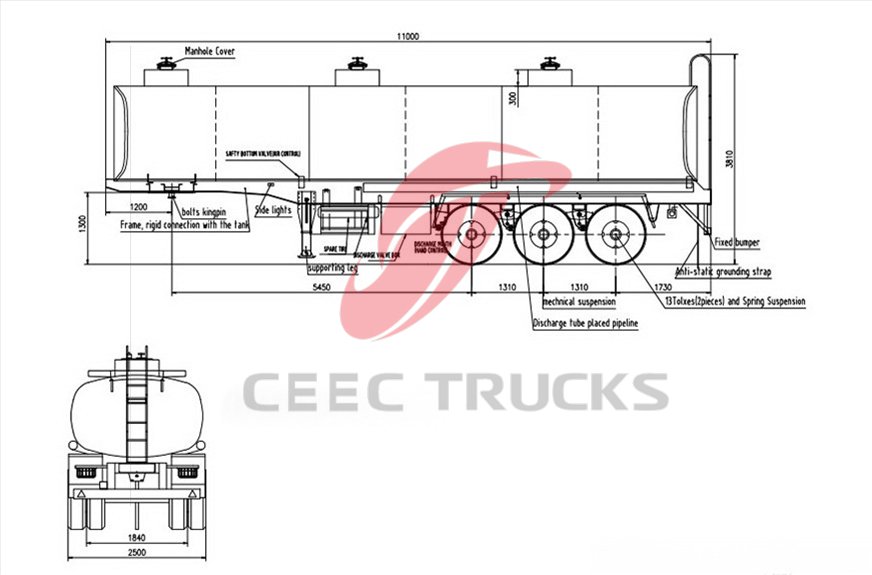 africa 60 CBM fuel tanker semitrailer manufacturer africa 60 CBM fuel tanker semitrailer manufacturer