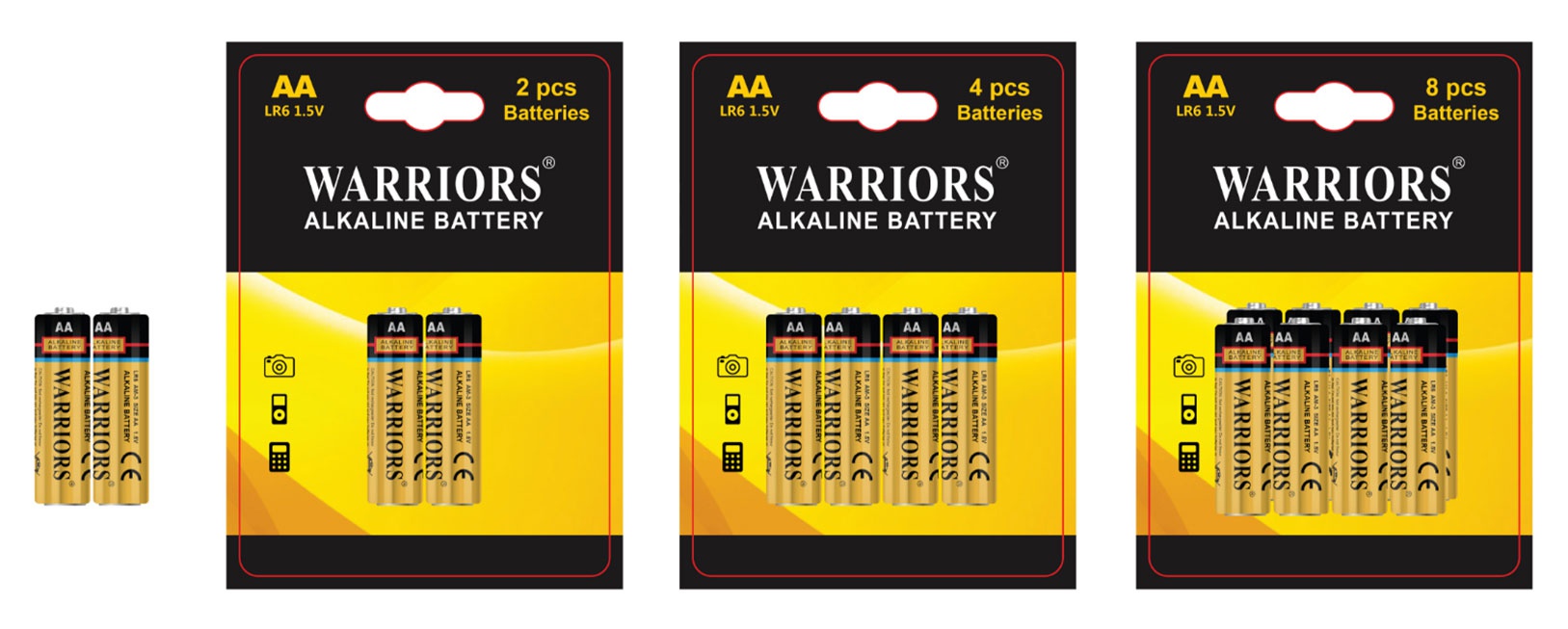 Alkaline AA Batteries Pack for Emergency Preparedness Alkaline AA Batteries Pack for Emergency Preparedness