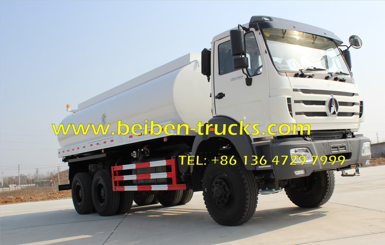 North Benz 6x4 NG80 water sprinkling tank water bowser truck