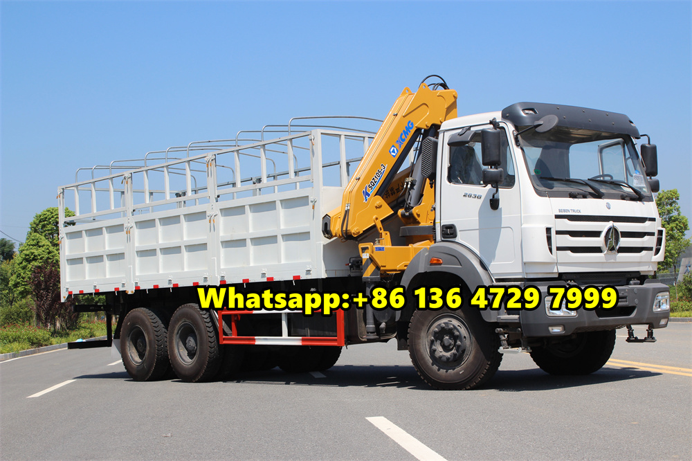 Beiben 2638 cargo crane truck Beiben 2638 cargo crane truck