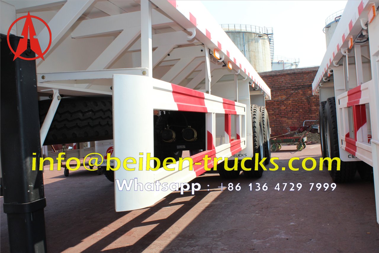 2 axle bogie suspension container semitrailer manufacturer 