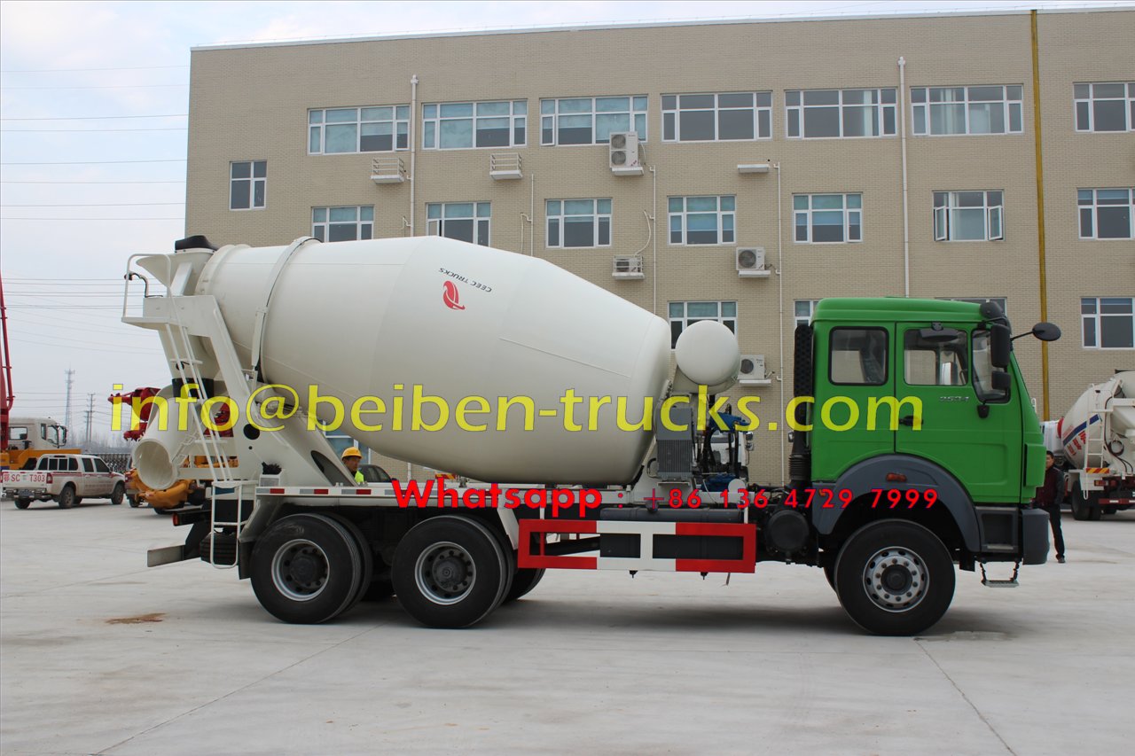 North Benz 6x4 self loading brand new cement mixer truck North Benz 6x4 self loading brand new cement mixer truck