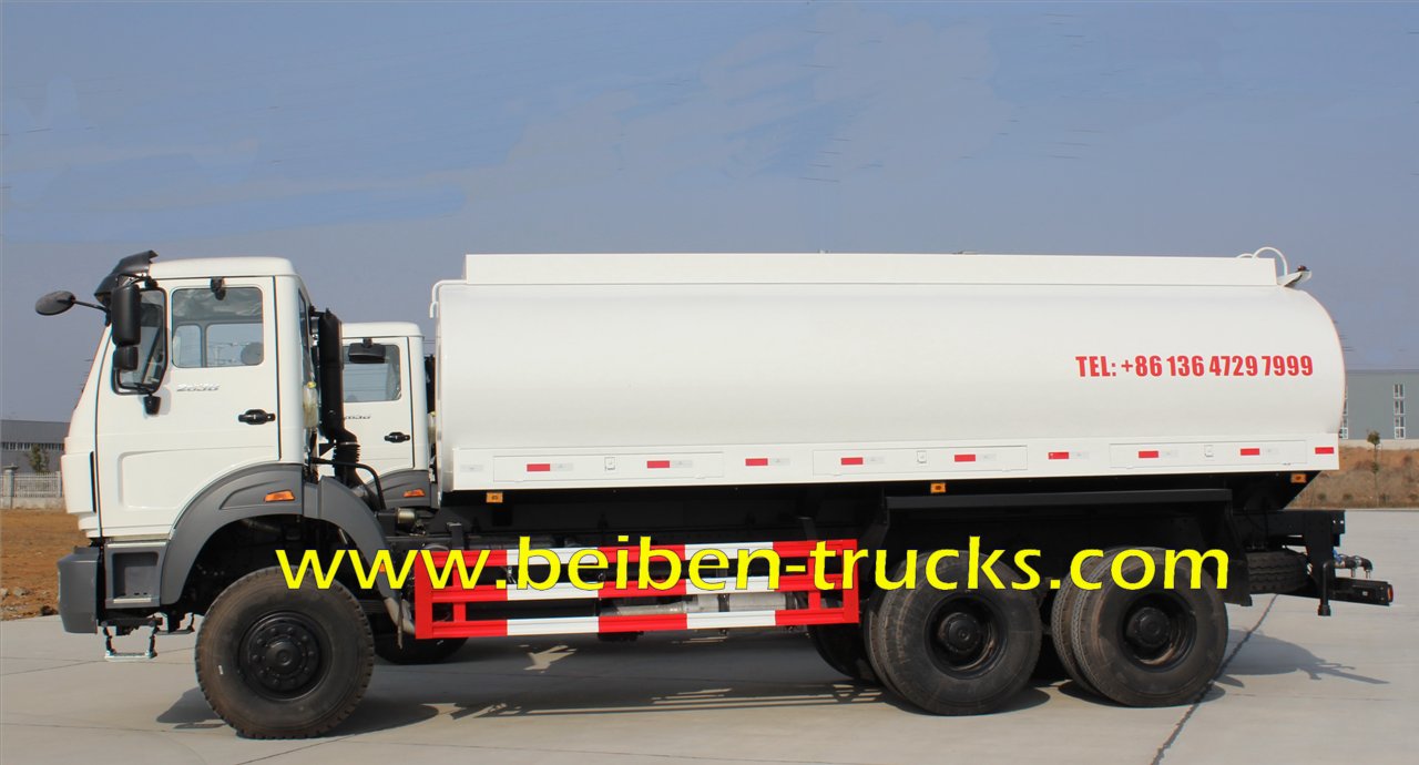 North Benz 6x4 NG80 water sprinkling tank water bowser truck