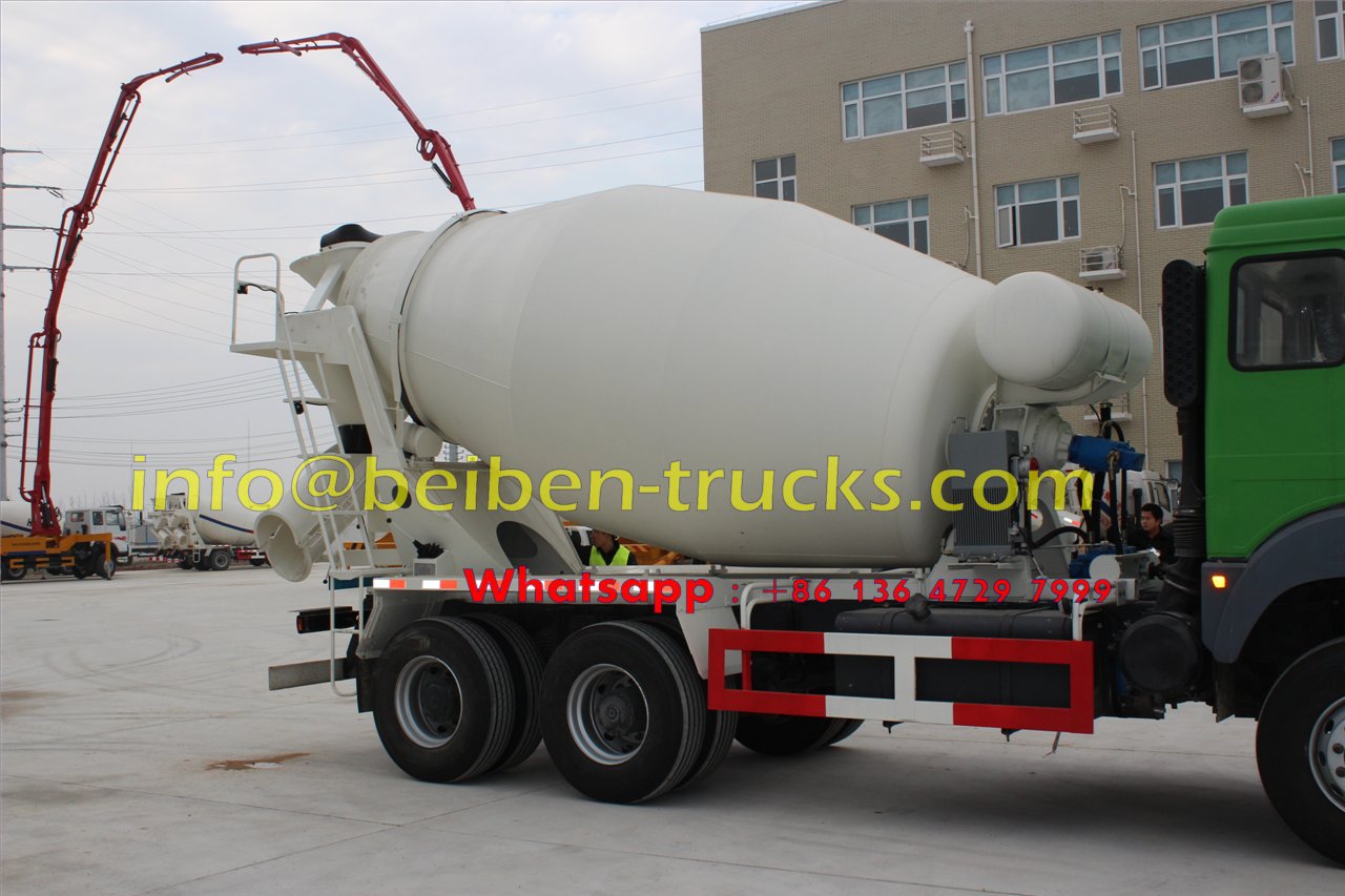 North Benz NG80 6x4 concrete mixer truck cement truck North Benz NG80 6x4 concrete mixer truck cement truck