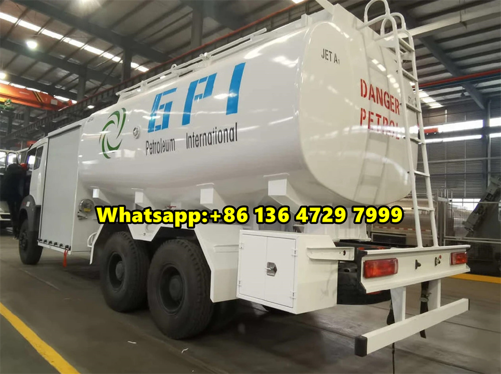 Beiben 2534 aircraft oil bowser truck Beiben 2534 aircraft refueling tanker truck