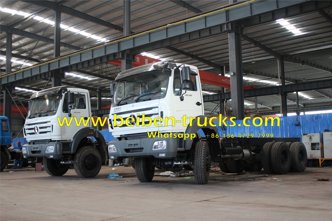 Beiben 2638 off road water tanker trucks
